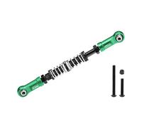 Enlace de dirección servo de aleación de aluminio 7075-T6 longitud ajustable/fuerza de resorte para Losi 1:8 LMT 1.0/2.0/1:10 TLR Tuned LMT Monster Truck Upgrades - Verde