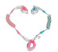 Enlace de muñeca antipérdida Correa de pulsera de seguridad para niños pequeños Arnés para caminar para niños Cuerda para bebés Tirador de doble longitud Cinturón de pulsera para dos