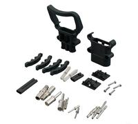 Enlace de potencia de carretilla elevadora resistente para carga de alta corriente compatible con vehículos eléctricos y carretillas elevadoras (80 A hembra + macho)