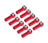 Enlace del Chasis para Axial SCX10 TRX4 D90 Tamiya Piezas Crawler RC 1/10 10 M4 Extremos De Barra Acoplamiento Junta Esférica Rosca CW(Red)