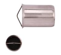 Enlace Medio De Escape Motocicleta para 60mm 51mm DB Killer Silenciador De Flujo De Escape Motocicleta Silenciador Eliminador De Sonido Y Ruido Tubo Silenciador Nonuin(51mm 5)