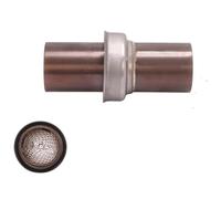 Enlace Medio De Escape Motocicleta para 60mm 51mm DB Killer Silenciador De Flujo De Escape Motocicleta Silenciador Eliminador De Sonido Y Ruido Tubo Silenciador Nonuin Tubo Intermedio(51mm 8)