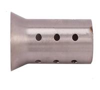 Enlace Medio De Escape Motocicleta para 60mm 51mm DB Killer Silenciador De Flujo De Escape Motocicleta Silenciador Eliminador De Sonido Y Ruido Tubo Silenciador Nonuin Tubo Intermedio(51mm 3)