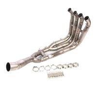 Enlace Medio De Escape Motocicleta para BMW S1000RR 2019-2022 Escape Deslizante Tubo De Enlace De Cabezal De Escape De Motocicleta De Aleación De Titanio Tubo Intermedio(Titanium Alloy)