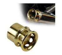 Enlace Medio De Escape Motocicleta para Dyna para SPO&rtster XL1200 para Iron 833 Road King Electra Street Glide Accesorios Latón Retro Punta Escape Silenciador Motocicleta(C 1.75 Inch)