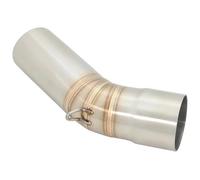 Enlace Medio De Escape Motocicleta para Kawaskai ZX6R ZX-6R ZX 6R 636 2009-2021 Silenciador Modificado 51mm Medio Antideslizante En Silenciadores De Extremo Motocicleta