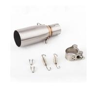 Enlace Medio De Escape Motocicleta para Piaggio para BEV&ERLY X10 MP3 125 250 300 250LT 300L Tubo Ajuste del Silenciador del Tubo De Enlace Intermedio del Escape Motocicleta De 51 Mm Tubo Intermedio