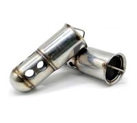 Enlace Medio De Escape Motocicleta para Suzuki GSXR600 GSXR750 GSXR1000 SFV650 GSX650F TL1000S GSX1400 51mm Extremo Frontal DB Killer Silenciador Escape Motocicleta DB Killer Tubo Intermedio