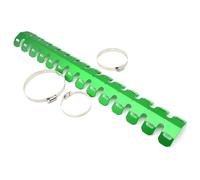 Enlace Medio De Escape Motocicleta para Yamaha para XT 250 225 600 TW200 para WR 250X 450F YZ250 para MT09 FZ8 R6 Silenciadores Extremo Protector Cubierta Protección Térmica Tubo Intermedio(490mm 6)