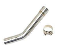 Enlace Medio De Escape Motocicleta para Yamaha R6 1998-2005 Silenciador De Tubo De Conexión Central De Escape De Motocicleta Deslizante Silenciadores De Extremo De Motocicleta Tubo Intermedio