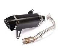 Enlace Medio De Escape Motocicleta para Yamaha Xmax 300 250 Xmax 250 300 2017 2018 Silenciador del Sistema De Escape De La Motocicleta con DB Killer Tubo Intermedio(3)