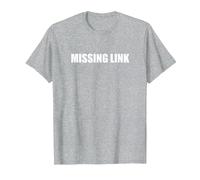 Enlace perdido Camiseta, Hombre, Gris Jaspeado, S