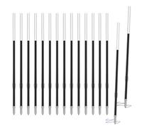 ENLACE Recambio para bolígrafo azul y negro, 60 unidades, recargas de bolígrafo retráctil, grosor de trazo de 1,0 mm, color negro, 98 mm de longitud, minas de plástico