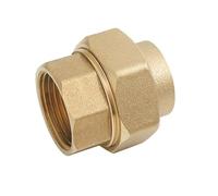 Enlace recto tres piezas soldar Ø14 rosca 1/2" H fig. 340