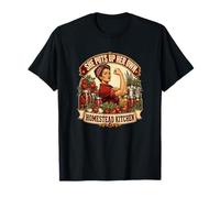 Enlatando Ella Pone Su Propia Homestead Kitchen Rosie Riveter Camiseta