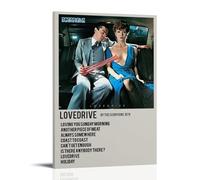ENLLVKCBR Lovedrive - Póster musical decorativo para pared, lienzo e impresión artística moderna para decoración de dormitorio familiar, 60 x 90 cm