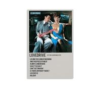 ENLLVKCBR Lovedrive - Póster musical decorativo para pared, lienzo e impresión artística moderna para decoración de dormitorio familiar, 40 x 60 cm