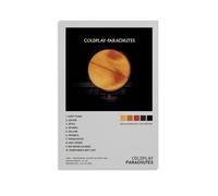 ENLLVKCBR Parachutes - Póster decorativo de Coldplay para pared, lienzo e impresión artística moderna para decoración de dormitorio familiar, 20 x 30 cm