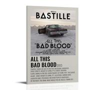 ENLLVKCBR Póster musical de All This Bad Blood, pintura decorativa, lienzo, pósteres de pared e impresión artística moderna para decoración de dormitorio familiar, 30 x 45 cm