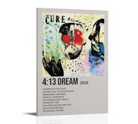 ENLLVKCBR Póster musical de Dream By The Cure 4:13, pintura decorativa, lienzo, póster de pared e impresión artística moderna para decoración de dormitorio familiar, 20 x 30 cm
