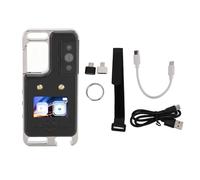 Enlybee 2K HD Body Mounted Camera with Night, Magnetic Back, 180° Rotatable Lens, 600mAh Battery, One Key Video Recording for Cycling Sports