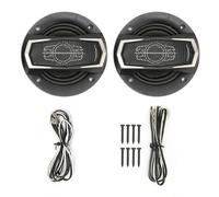 Enlybee 300 W Full Range Bass 4 Ohm 4 inch Car Coaxial Speakers for Stereo Sound Advanced Heat Disipation Design, Crisp Clear Audio, Long Service Life