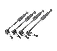 Enlybee 4Pcs RC Steel Adjustable Universal Drive Shaft for HSP 94108/94109/94110, Easy Install, High Performance, Durable