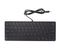 Enlybee Wired Gaming Keyboard 64 Keys Mini RGB 3 Backlights, USB Interface, Sturdy ABS Material, Plug and Play, for Desktop Notebook Computer Accessories