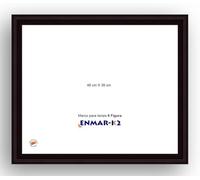 ENMARK2 Marco caja americana negro para lienzo 8 Figura (38X46 cm) sin cristal ni trasera
