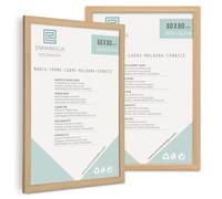 Enmarkalia Set de 2 Marcos 60x80 cm color Madera - X2 Uds. 60 x 80 cm