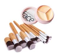 EnMart Paleta de Contorno en Polvo de 3 Colores, Paleta de Correctores, Perfecta para Ocultar Imperfecciones, Acne Marks Dark Circles, 3-in-1 Contouring and Brighten Concealer Palette