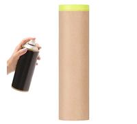 Enmascarado para Pintura | Rollo Papel para enmascarar el área | Papel para enmascarar para Coche, Muebles, Suelos