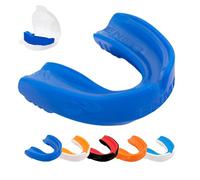 Enmo Maxilla - Protector bucal de gel para adultos y jóvenes de 10 años en adelante con funda para rugby, boxeo, hockey y deportes de contacto, protector bucal con ebullición y mordedura, tecnología