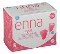 enna cycle original - 2 Copas Menstruales Y Caja Esterilizadora, TALLA M