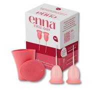 enna Cycle Easy Copa Menstrual Talla M| Pack de 2 copas menstruales