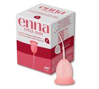 Enna Cycle Easy Copa Menstrual Talla S - 1 copa | Silicona Médica | Fabricada en España | Reutilizable | Hasta 12 horas de protección.