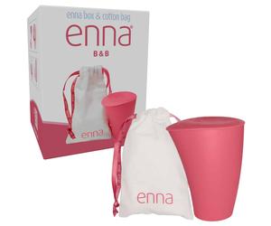 Enna funda + bolsa (Enna box & cotton bag) - accesorio para copa menstrual, 1 unidad