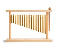 ENNBOM Carillón de 20 Notas para Mesa con 20 Barras, Instrumento de percusión con mazo (Dorado)