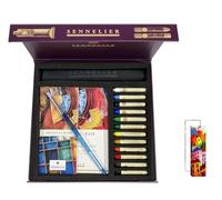 ennelier SET Pasteles de aceite descubierto y 2 tarjetas