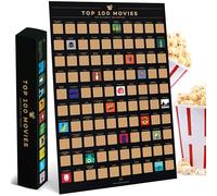 Enno Vatti 100 Movies Scratch Off Bucket List Poster - Póster de rascar de las 100 mejores películas Lista de las mejores películas de todos los años (42 x 59,4 cm)