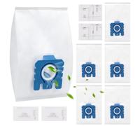 Ennoxwi - Juego de 6 bolsas de aspiradora compatibles con Classic C1 Complete C2 C3 S2 S5 S8 S600 S800 con 2 filtros de motor + 2 filtros de escape, bolsa de filtro de repuesto para el hogar