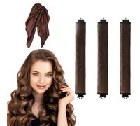 ENNSOO Rizador de cabello sin calor, varillas de terciopelo con gancho para rizos soplados, juego de rizos nocturnos para todo tipo de cabello, juego de rizos sin calor de satén con bufanda para