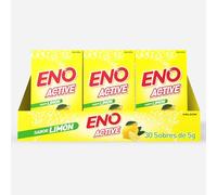 Eno Active, Producto A Base De Sales Minerales En Polvo, El Toque Refrescante Que Necesitas Después De Las Comidas, Sabor Limón, 30 Sobres De 5 G