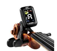 ENO MUSIC Sintonizador profesional de violín para violín, pantalla LCD colorida, fácil control, afinador de violín preciso