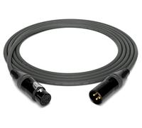 enoaudio Mogami 2534 - Cable de micrófono simétrico para Quad Professionel Studio, Neutrik Gold XLR hembra, XLR macho, HiFi, gris, 1,5 m