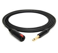 enoaudio Mogami 2534 Quad Cable alargador balanceado no-balanceado | Neutrik 6,3mm TS - 6,3mm TS hembra | HiFi - 1,5 m
