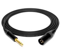 enoaudio Mogami 2534 Quad profesional Cable balanceado | Neutrik 6,3mm TRS - XLR macho | HiFi - 2,0 m