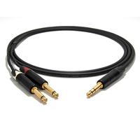 enoaudio Mogami 2534 Quad Y-Cable | Neutrik 6,3mm TRS - TS (L,R) | HiFi - 2,0 m