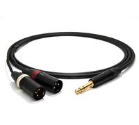 enoaudio Mogami 2534 Quad Y-Cable | Neutrik 6,3mm TRS - XLR macho (L,R) | HiFi - 7,0 m