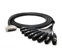 enoaudio Mogami 2932 8 Multicore analógico Cable Snake | D-Sub 25 - Neutrik XLR hembra | HiFi - 2,0 m